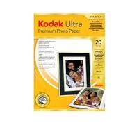 KODAK Ultra a Getto d' Inchiostro, Lucida, 285 g/mq, 20 Fogli A4 Ref 3936788
