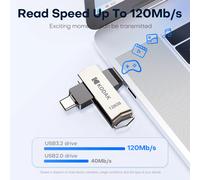 KODAK USB3.2 Tipo C Chiavetta USB due in uno 256 GB 128 GB 32 GB Pendrive Dual Memory Stick ad alta velocità per laptop smartphone