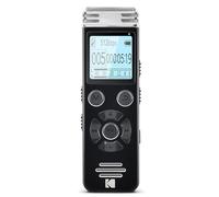 KODAK VRC450 - Registratore Vocale ad Alta Intensità, Mini Dettaphone Ricaricabile con Comando Vocale, Batteria al Litio, Lettore MP3 e Dispositivo di Ascolto