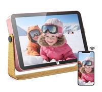 KODAK WiFi Cornice Digitale 10 pollici, Cornice Digitale Foto con Batteria e 32 GB Integrata Memoria, Touchscreen IPS HD, Sveglia, Condivisione di Immagini, Musica e Videos via App, E-mail o USB