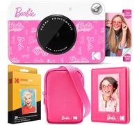 KODAK x Barbie Printomatic Fotocamera Digitale a Colori Bundle Deluxe: Stile Firma + Custodia Deluxe, Album Fotografico Barbie e Carta Zink (20 Fogli)