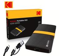 Kodak X200 SSD Portatile 256GB 512GB 1TB USB 3.1 Tipo-C Esterno PC Mac PS4 PS5