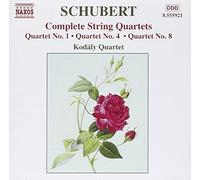 Franz Schubert Complete String Quartets No's 1, 4 and 8 (Kodaly String Qrt) (CD)