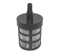 Kodbww Filtro per sedimenti da giardino, filtro per tubo di aspirazione, filtro per acqua, filtro autoadescante, filtro di aspirazione dell'acqua in plastica + acciaio inossidabile