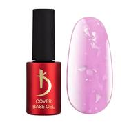 Kodi Professional Smalto Semipermanente - Rosa Brilliante Fiocchi Camuffato - Smalti Semipermanenti per Unghie Gel -7ml- Base Gel Cover Pink Flakes - Base Coat