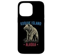 Kodiak Island, Alaska, USA, design: orso grizzly Custodia per iPhone 14 Pro Max