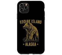 Kodiak Island Alaska USA Grizzly Bear Design stile vintage Custodia per iPhone 11 Pro Max
