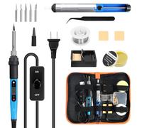 Kodilin 80W Kit Saldatore Digitale Gioielli Kit di Saldatura per Elettronica Temperatura Regolabile Kit Pistola di Saldatura, Micro Penna di Saldatura