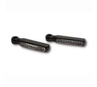 KODLIN LED Indicator Vetro Tinto Nero Con Anello Per Fissaggio allo Specchio
