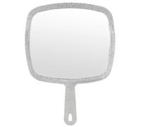 Kodo Luxury Silver Glitter Hand Held Two Sided Mirror