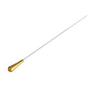 Kodrily Bacchetta per direttore d'orchestra, banda in metallo, asta per direttore musicale da 38,1 cm, accessorio di ricambio per esibizioni teatrali