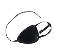Kodxylytix Benda per occhi da pirata, regolabile, creativa, per cosplay, travestimento, adulti, occhio sinistro, 13 cm x 10 cm