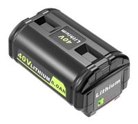 Koedsion Batteria di ricambio agli ioni di litio da 40 V 6,0 Ah per Ryobi 40 V, OP4020, OP4060, OP4040, OP4050. Alta capacità compatibile con utensili elettrici e caricabatterie Ryobi 40 Volt HP