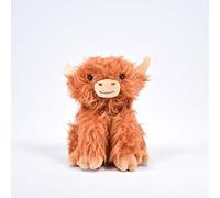 Kögler 76950-Labertier Highland Cattle Clara, Alto Circa 19 cm, Peluche ripetibile con Funzione di Riproduzione, Batteria Inclusa, ripete Tutto e Si muove, Multicolore, One Size, 76950