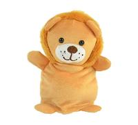 Kögler- Animal Swappies - Simpatico Forma di Mucca e Leone, 2 Peluche in Uno, Circa 15 cm di Altezza, in Morbido Poliestere, Lavabile, Ideale Ragazze, Multicolore, 26915