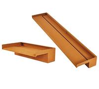 Köhko Cascata Alberta 90 cm in acciaio corten (30-90 cm) Aquafall gioco d'acqua