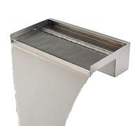Köhko, cascata “ALBERTA” in acciaio inox V2A, fontana con caduta dell’acqua opaca