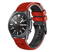 Koelaa 20mm Cinturino per Garmin Approach S50/Venu/Venu Sq 2/2 Plus/Sq Music/Vivoactive 5/Vivoactive 3/Garminmove 3, Sportivo, Cinturino Silicone Traspirante Ricambio-Rosso+Nero