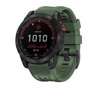 Koelaa 22mm Quick Fit Cinturino per Garmin Tactix 8 47mm/Descent G2/Forerunner 965/Fenix7/7 Solar/6/5/Instinct, Sportivo, Cinturino Silicone Traspirante Ricambio-Verde Militare