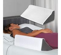 Kölbs Cuscino a cuneo laterale per dormire, cuscino posteriore per letto, elegante copertura jacquard, cuscini a cuneo per dopo l'intervento chirurgico, cuscini per chi dorme sul fianco, cuneo per