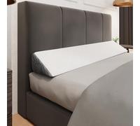 Kölbs Cuscino a cuneo per letto, moderno ed elegante, cuscino per testiera, cuscino per testiera del letto, cuscino a cuneo in velluto jacquard chic per testiera del letto, riempitivo per materassi e