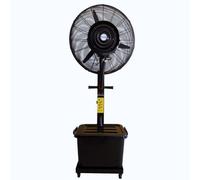 Koem Magnum Ventilatore nebulizzatore Ø76 cm H1,75m nero oscillante a piantana