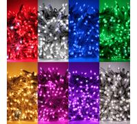 Koem serie catena luci Natale a led MaxiLed flash intermittenza esterno interno