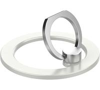 KOEMCY Anello Per Cellulare Magnetic Phone Holder Stand Supporto Telefono Auto Magnetico Accessori Magsafe Anello Telefono Per Dito Supporto Smartphone Adesivo Magsafe(Bianco)