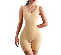 KOEMCY Body Donna Contenitivo Modellante Bodysuit Intimo Snellente Shapewear Compressione Shaper Silhouette Seamless Controllo Pancia Cosce Elastico senza Cuciture Skims Bodysuit