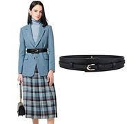KOEMCY Cintura Donna Larga Vita Alta Elegante Decorativa Fibbia Metallo Accessorio Abbigliamento Quotidiano