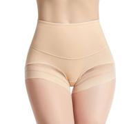 KOEMCY Mutande Donna Vita Alta Mutande Pancera Contenitive Dimagrante Corpetto Anti Sfregamento Legging Elasticizzati Pancia Piatta Invisibile Slip sotto Vestito Sottogonna (Carnagione/M)