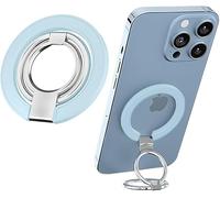 KOEMCY Supporto Magnetico Cellulare Anello Magsafe Accessori Smartphone Magnetic Phone Holder Supporto Telefono Magnetico Anello Per Cellulare Supporto Cellulare Da Tavolo(Blu)