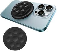 KOEMCY Supporto Magnetico Circolare Silicone Cellulare Adesivo Rimovibile Riutilizzabile Compatibile Universale Smartphone