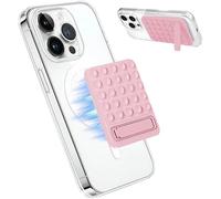 KOEMCY Supporto Telefono Cellulare Ventosa Silicone Rimovibile Adesivo Cavalletto Regolabile Compatibile Smartphone Universale