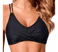 KOEMCY Top Bikini da Donna Bikini Top Sexy Bikini con Imbottiture per Il Reggiseno Spallacci Regolabili Bikini Push up per Nuotare Fare Surf sulla Spiaggia（XL）
