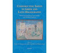 Koen de Temmerman Klazina St Constructing Saints in Greek and (Copertina rigida)