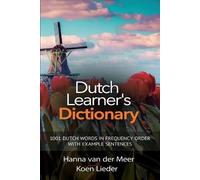 Koen Lieder Hanna Van Der Meer Dutch Learner's Dictionary (Tascabile)