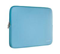 König Design Borsa per PC portatile, 17 pollici, custodia protettiva per notebook, antiurto, custodia per laptop, custodia per PC, azzurra
