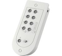 König KN-AMP80 Amplificatore TV da 15 Db con Controllo di Guadagno e 8 Uscite, Bianco