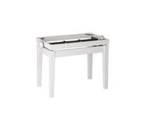 König & Meyer 13710 - 000 - 22 - Panca per pianoforte - Corpo bianco opaco