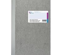 König und Ebhardt 8614423 - Registro a 1 colonna, formato A4, 210 x 290 mm, grigio