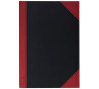 König und Ebhardt 865523301 - Quaderno con copertina rigida, colore rosso/nero