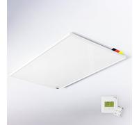 Könighaus pannello IR da soffitto 800 W - Termostato wireless - 11-21 m² | Set completo regolabile, TÜV/GS, protezione dal surriscaldamento, garanzia 5 anni