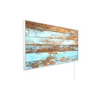 Könighaus pannello riscaldante a infrarossi - 1200 Watt | 5 anni di garanzia | Doppia protezione surriscaldamento | Corpo ultrapiatto per 18-29 m² | Colore cornice: bianco | Motivo: 10. Amore estivo