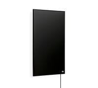 Könighaus Pannello Riscaldante a Infrarossi - 1200 Watt Black Edition con certificazione TÜV SÜD + 5 anni di garanzia ✓ Doppia protezione contro il surriscaldamento ✓ Pronto all'uso in 2-4 minuti