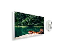 Könighaus Pannello riscaldante a infrarossi con immagine panoramica 1000 Watt - Termostato Smart - 14-26 m²