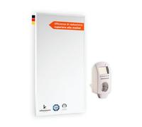 KÖNIGHAUS Riscaldatore a infrarossi 600 Watt - Eco-Modello ✓ Doppia Protezione Anti-surriscaldamento ✓ Temperatura di Esercizio in 2-4 min ✓ Montaggio a Parete ✓ Termostato