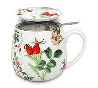 Könitz 1151432137 Tea for One Tazza, Porcellana, Multicolore, 13.2 x 8.2 x 9.7 cm