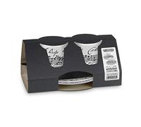 Könitz Coffee Cantata Espresso Geschenkset, 4-TLG, 2 Espresso Tassen mit Untertasse, Porzellan, 85 ml, 11 5 054 0637