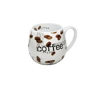 Könitz "Collage Snuggle Tazza, Bianco, 12.3 x 10.2 x 8.9 cm